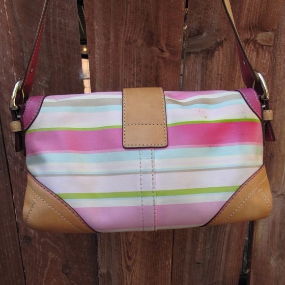 Coach multicolored shoulder bag - Picture 6 of 7